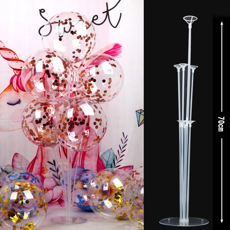 Подставка для воздушных шаров держатель 7 трубок большей устойчивости с