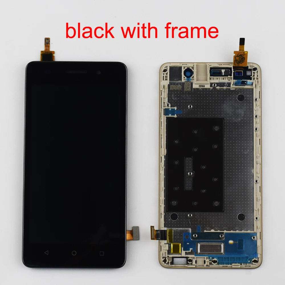 black with frame 5,0 дюймов для huawei Honor 4C ЖК-дисплей CHM-U01/G Play Mini CHC-U01 CHC-U03 сенсорный ЖК-экран дигитайзер сенсорная рамка в сборе - Цвет: black with frame