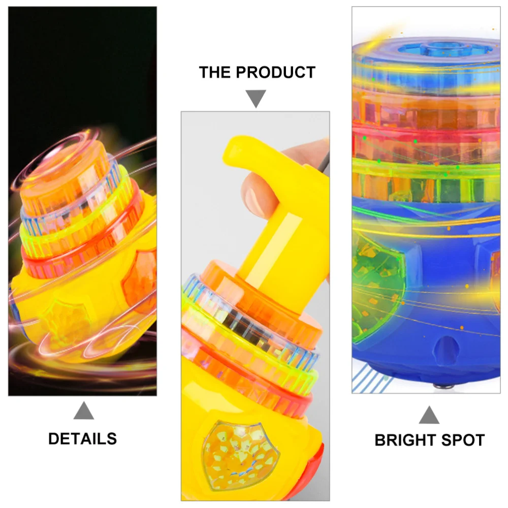 

3pcs Light Flashing Gyro Glowing Rotating with Luminous Gyro
