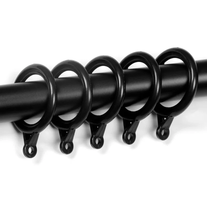 10 штук Кольца для вешалки для ванной комнаты с карнизом для штор с крючками для драпировки Верхний Римский крючок для шторы на штанге.