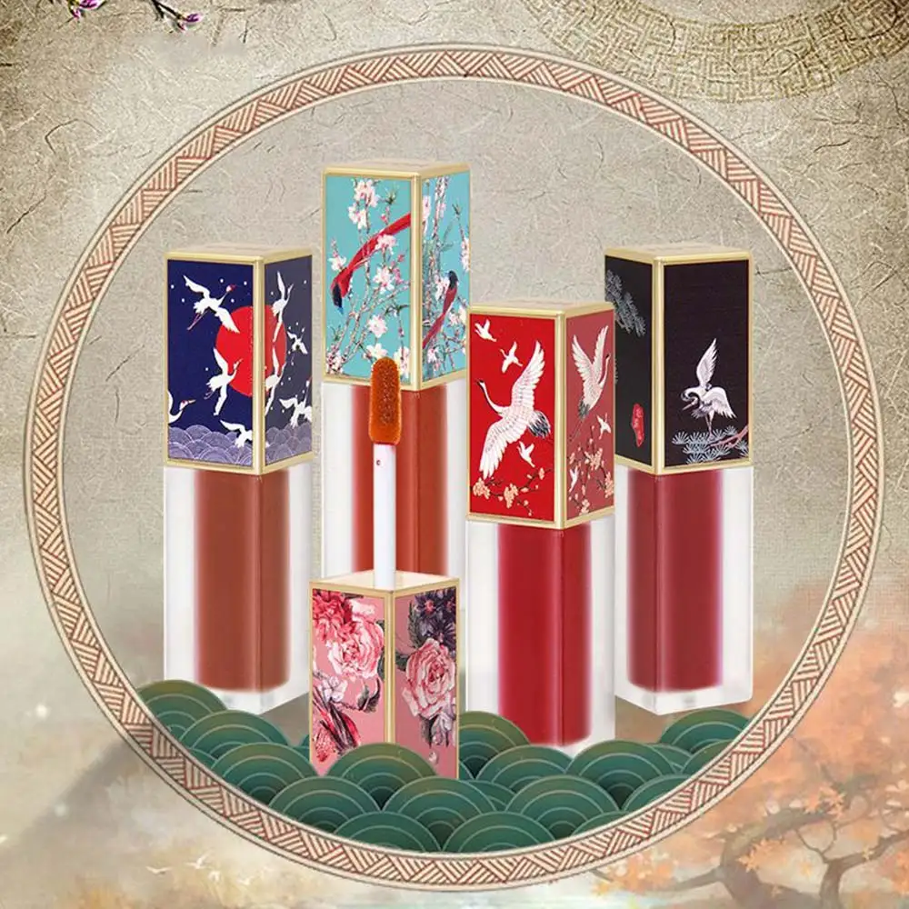 Матовая жидкая губная помада в китайском стиле запрещенный город стойкая