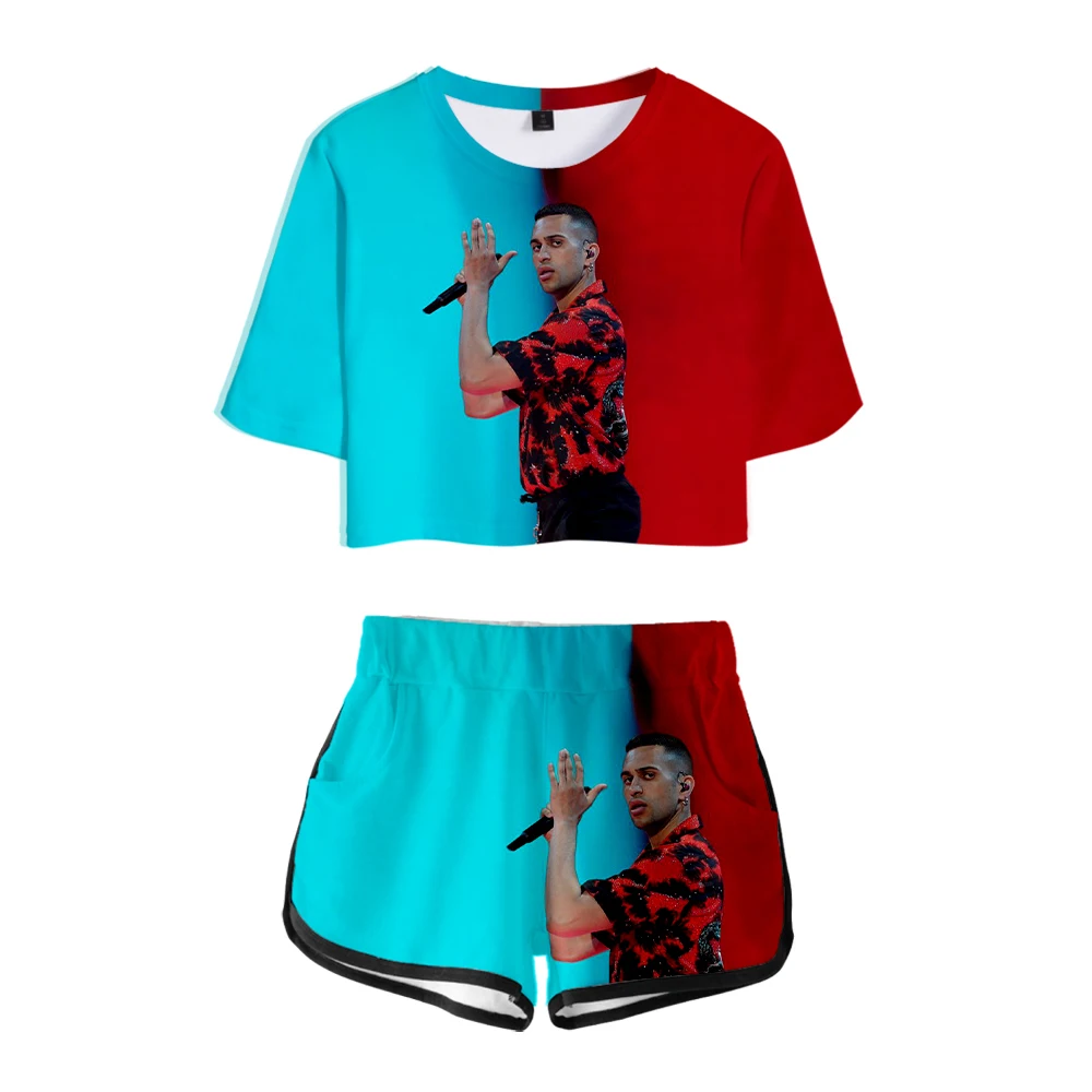 

Kawaii Mahmood 3D Summer Unisex Sets Sexy Short Tops+shorts Elastic Waist Suit Vitality Kawaii Two Piece Sets Y2K Women-clothing