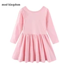 Платье для девочек с длинными рукавами и оборками