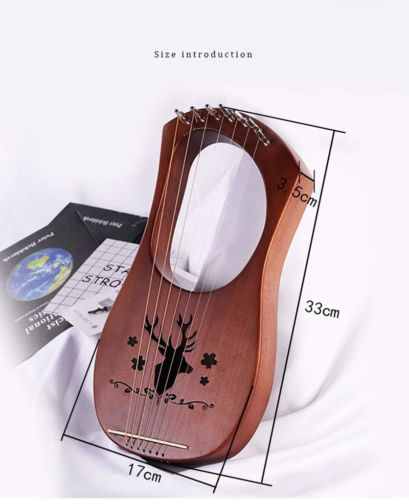 7 тон 10 Арфы Лира начинающих греческий скрипки в европейском стиле традиционные