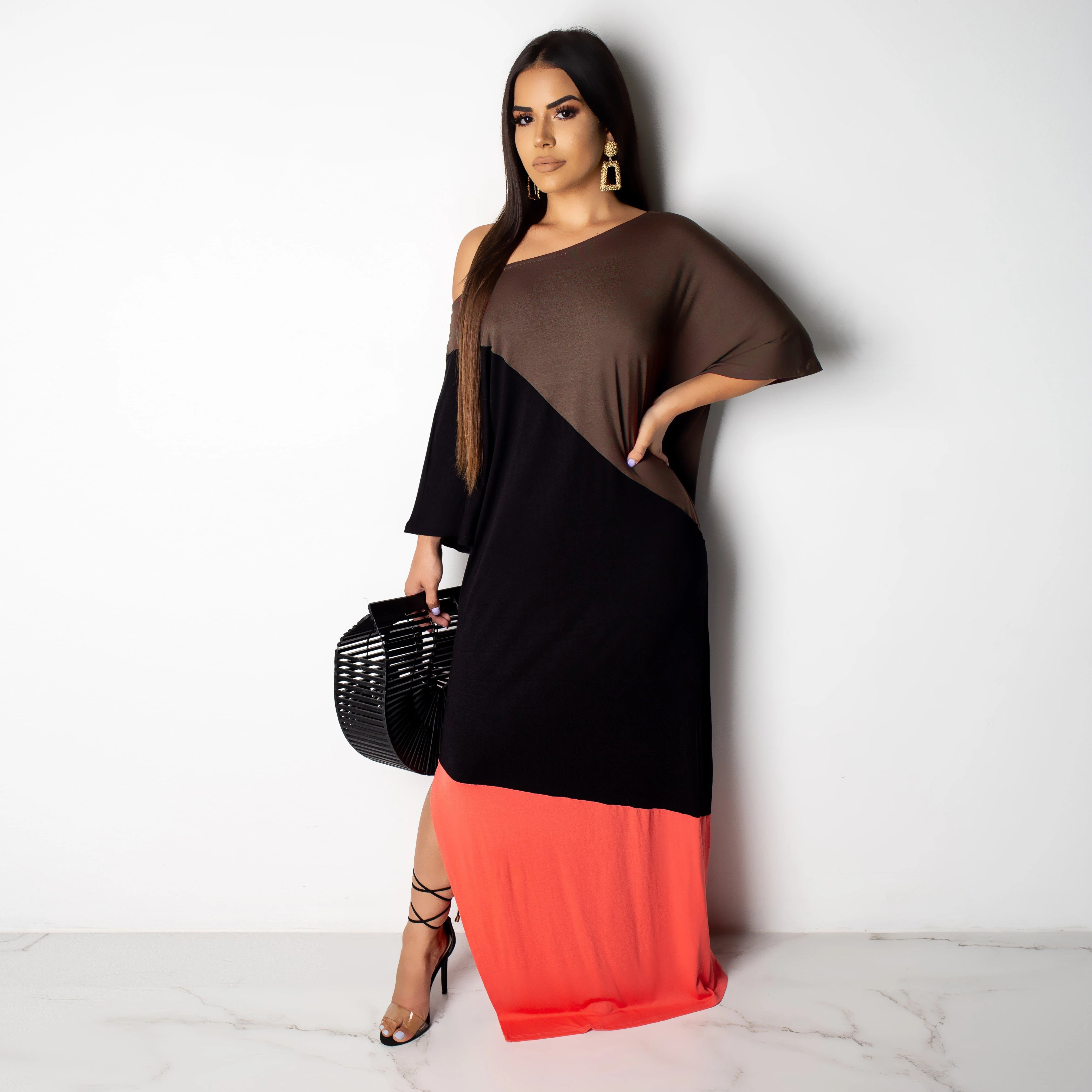 Женские летние платья плюс размер женское Винтажное с круглым вырезом