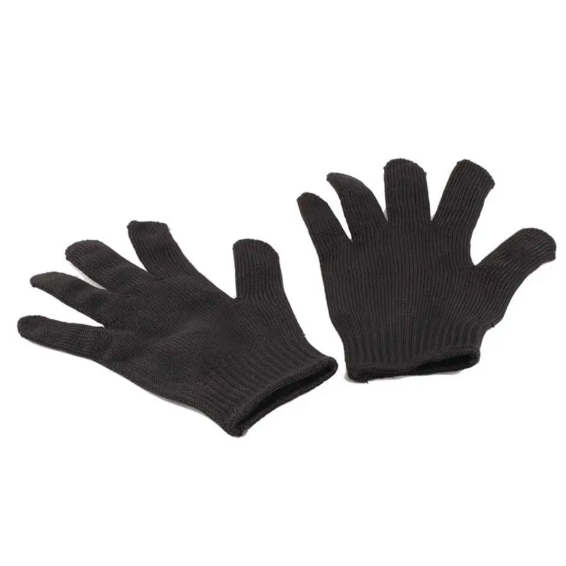 

1pair Steel Wire Resistance Gloves Steel Level 5 Protect Outdoor Knives Friends Driver Security Anti Cutting