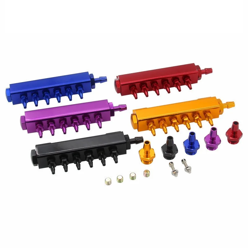 

Car Modified Turbo Exhaust Pressure Relief Valve To Improve Vacuum Intake Manifold 6 Port Adapter 1/8 NPT