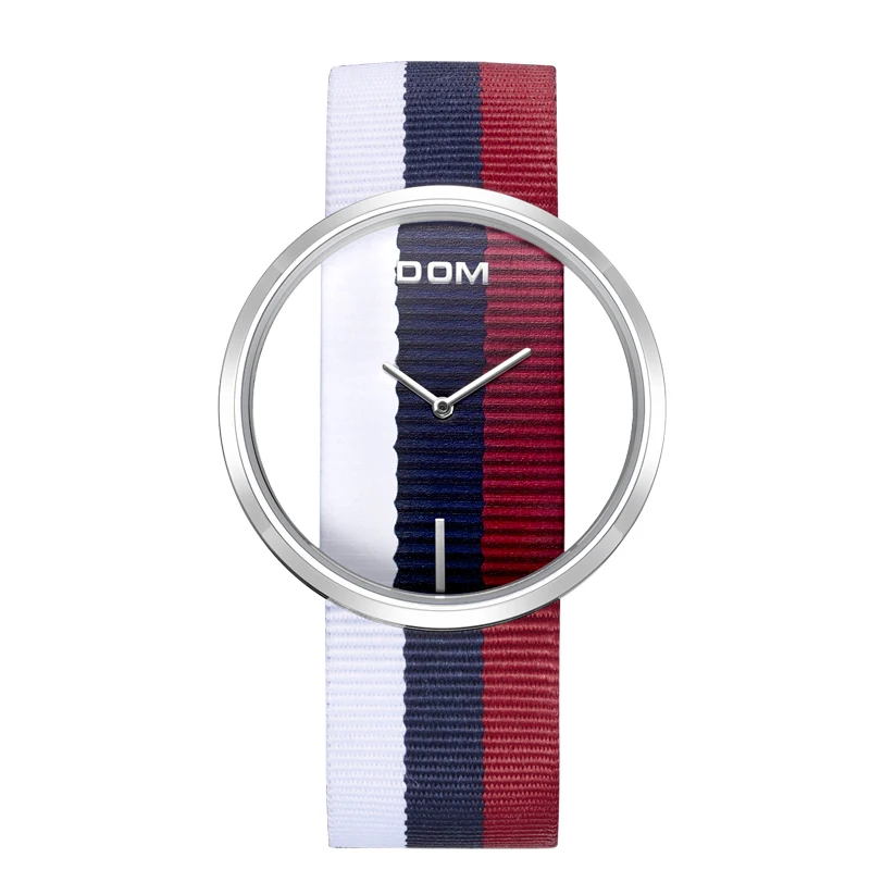 DOM Топ часы женские креативные кожаные водонепроницаемые Relogio Feminino Montre Femme LP