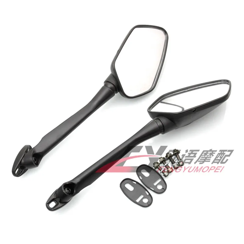 

1 Pair Motocross Rearview Mirror Black for Honda CBR250R CBR300R CBR500R CB1300S Motorcycle Mirrors Nondestructive Installation