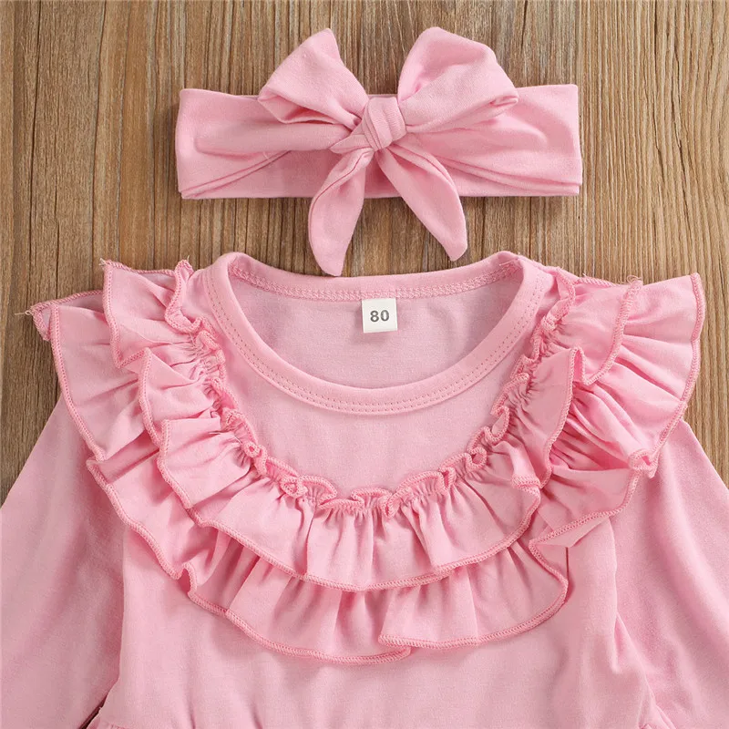 Женское платье с длинным рукавом повседневные платья для девочек однотонное