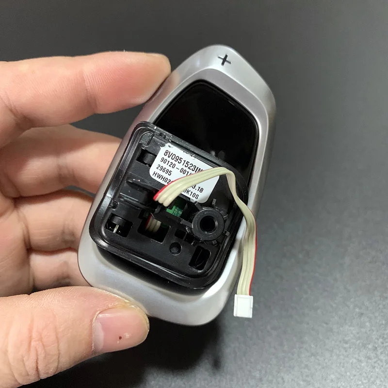 Черное глянцевое хромированное весло рулевого колеса Tiptronic для Audi A3 A4 A5 A6 S3 S4 S5 S6 RS3