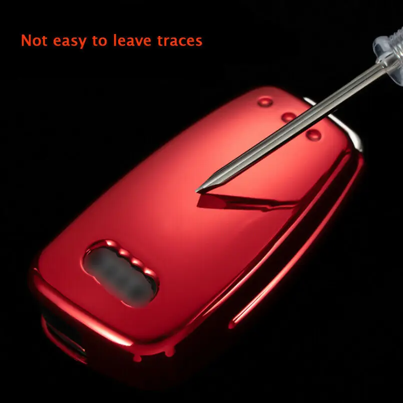 

NEW Soft TPU Full Sealed Car Key Case Fob Shell For AUDI A1 A4 A3 A6 TT Q3 Q7