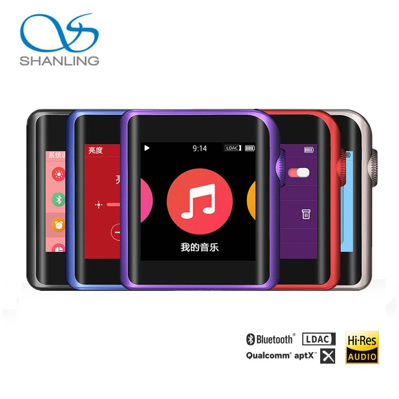 SHANLING M0 мини mp3-плеер ES9218P 32 бит/384 кГц Bluetooth AptX LDAC DSD mp3 FALC портативный музыкальный Hi-Res аудио плеер