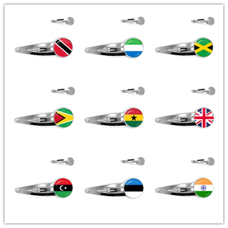 Женские шпильки для волос со стеклянным кабошоном девушек из Тринидада сигареты
