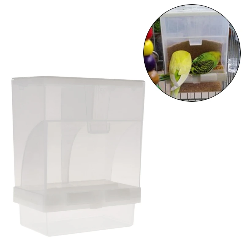 Кормушка для птиц автоматический акриловый контейнер воды кормления попугаев и