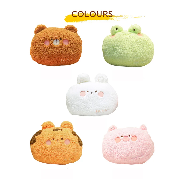 

Kawaii Animal Plush Toys Soft Stuffed Squishy Pillow Bear Rabbit Frog Tiger Pig Doll Home Decor Kids Birthday Gift
