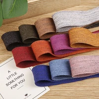 gradient cotton linen craft ribbons grosgrain jacquard 10 25 40mm bow sewing supplies accessories gifts packing decorative tapes