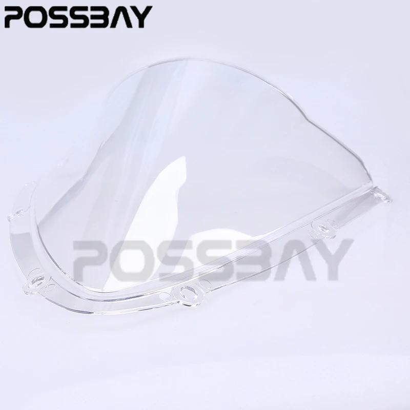 Posbay мотоцикл ветровой дефлектор лобовое стекло двойной пузырь уличный велосипед