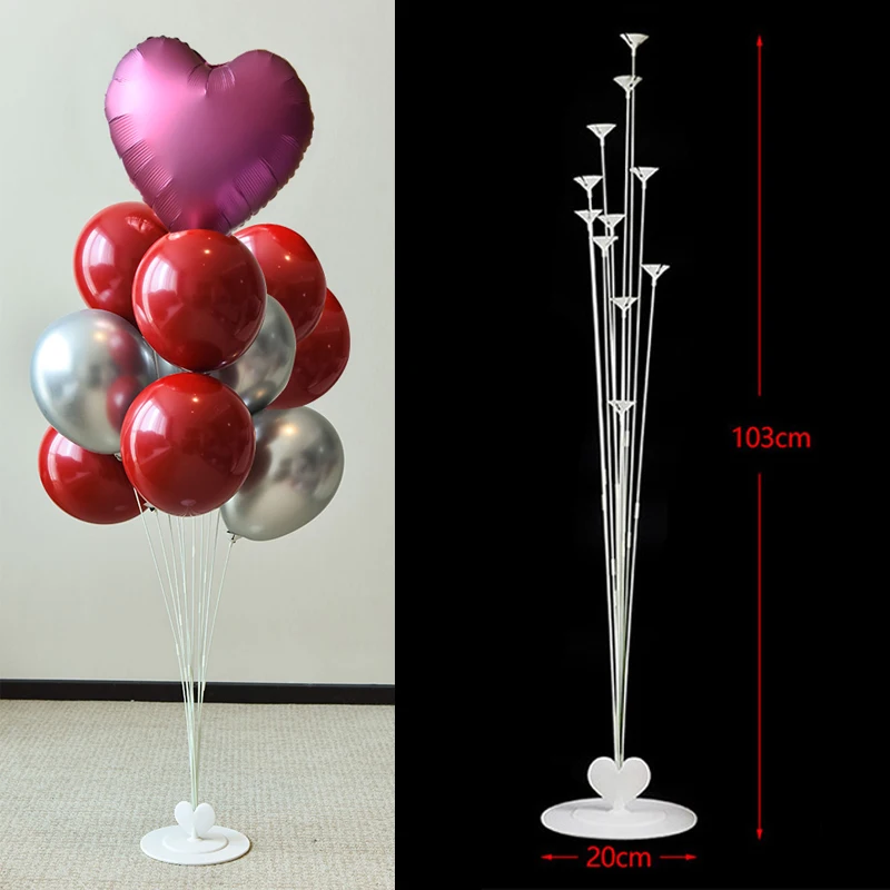 Свадебное украшение 11 трубок держатель для шарика колонна подставка воздушных