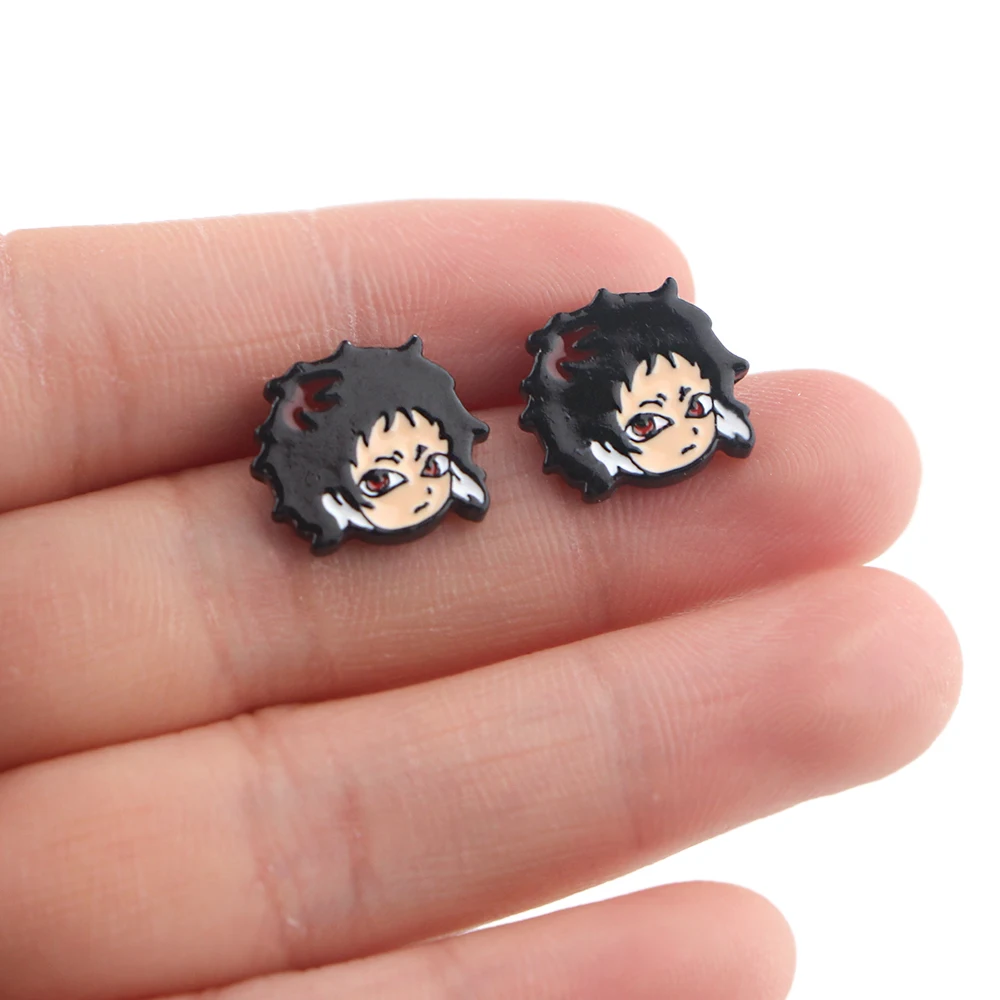 

ZF2307 1pair Anime Character Cartoon Shape Ear Stud Earrings For Women Girls Cute Earrings Fashion Accessories Jewelry