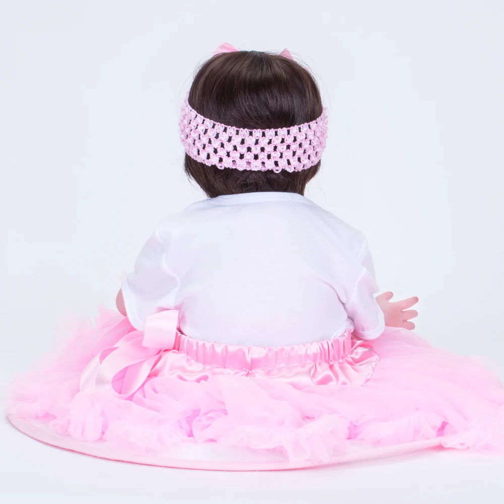 22 &quotреальный вид Bebe Reborn Baby Doll силиконовая виниловая ткань тела Реалистичная