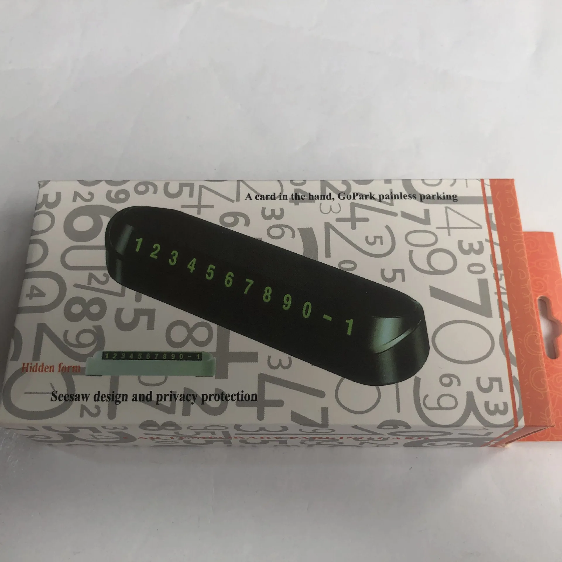M01 Temporary Car Parking Card Telephone Number Night Light Styling Phone Hidden Plate | Автомобили и мотоциклы