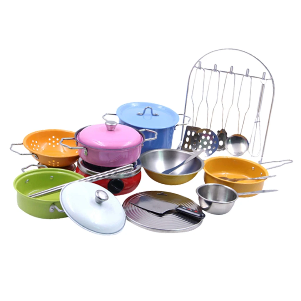 Детская кухня игрушки для ролевых игр набор кухонной посуды цвет 23 шт. | Игрушки и
