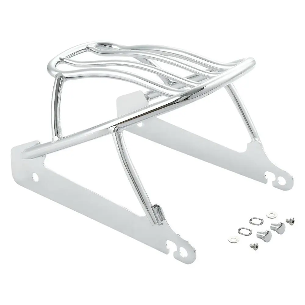 Полка для багажа мотоцикла съемная невидимая Solo полка Harley Street Bob Electra Glide Fat Boy Road King