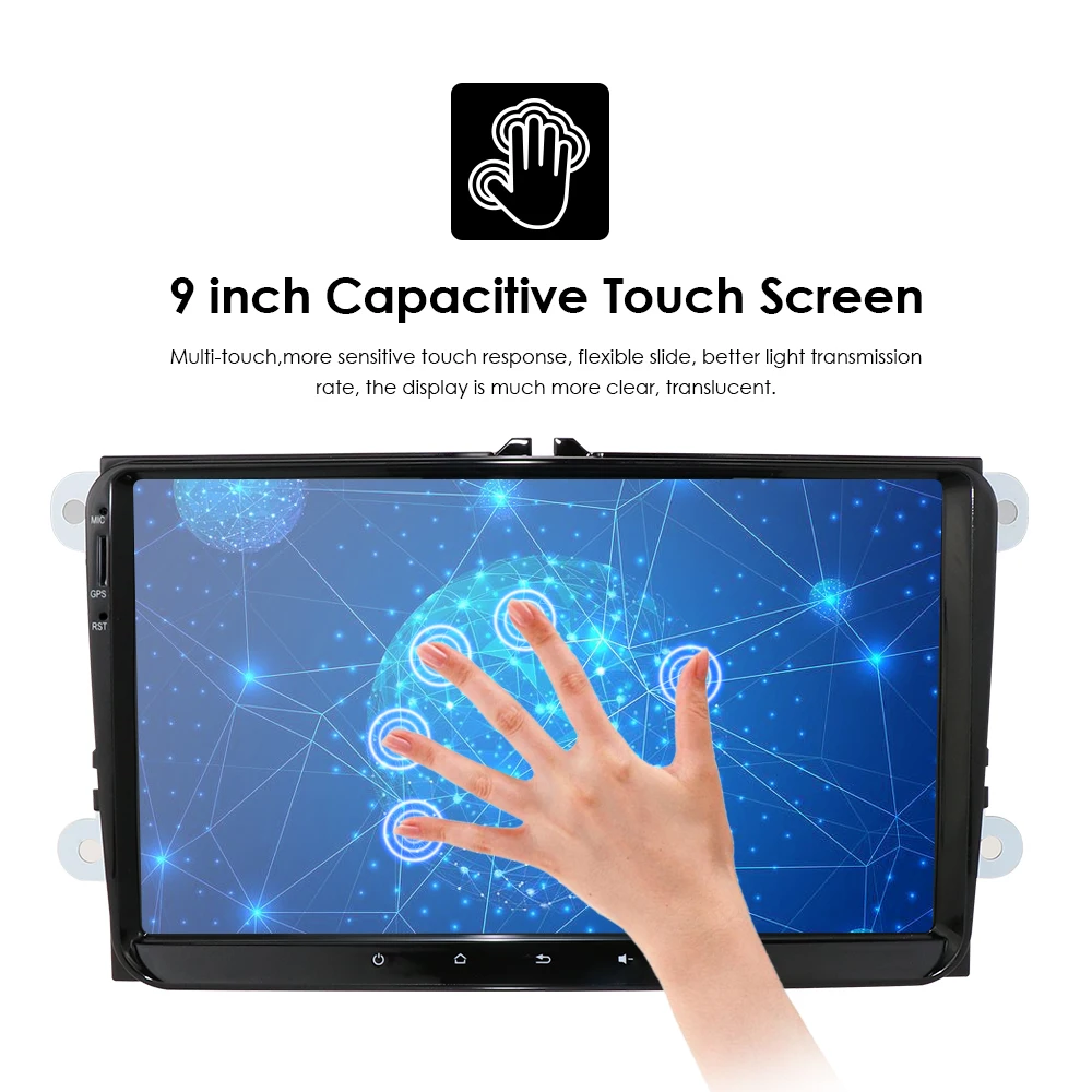 Новинка! PX5 4 Гб + 64 Авторадио Android 10 Автомобильный GPS навигатор для SKODA Fabia (2011 2013) Superb