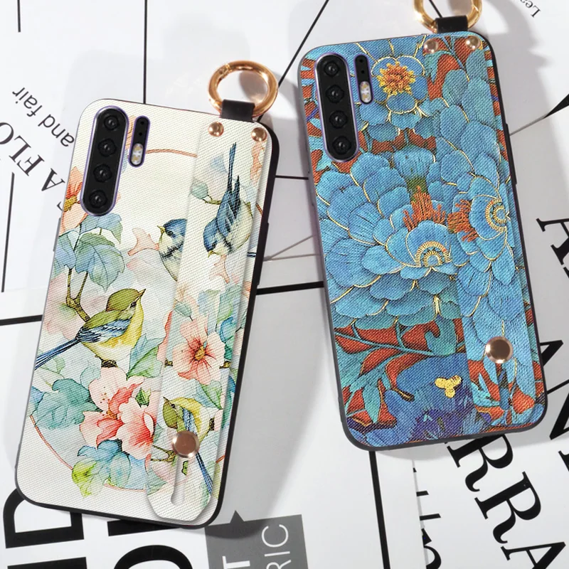 3D Тисненый Цветочный чехол с птицами для Huawei P Smart Z P20 Lite P30 Pro Y5 Y6 Y7 Y9 Prime 2019