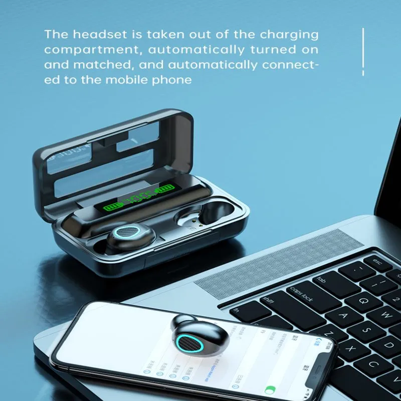 

TWS-гарнитура с поддержкой Bluetooth 5,0 и зарядным футляром