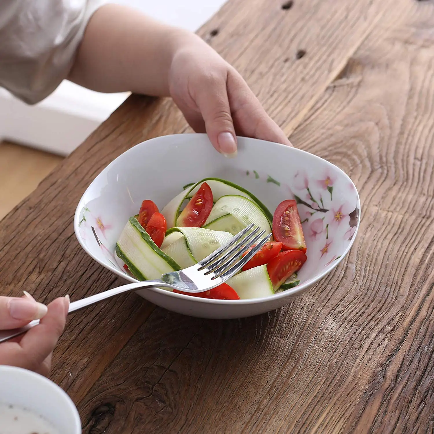 Фарфоровая керамическая посуда VEWEET ANNIE из 24 частей набор обеденных тарелок с