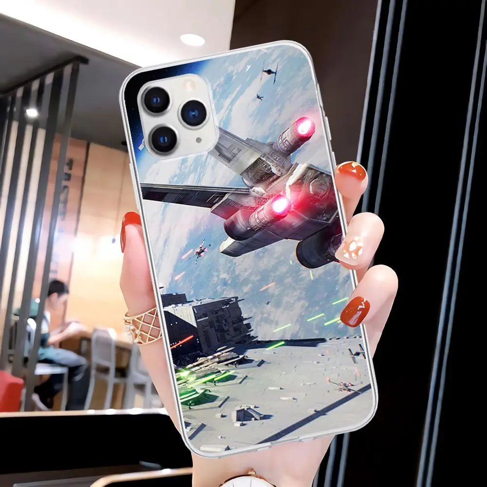 

War Space Ship Star Transparent Mobile Phone Case For Huawei P20 P40 Lite P30 Pro P Smart 2019 Nova 3e 6 Se Clear Cover