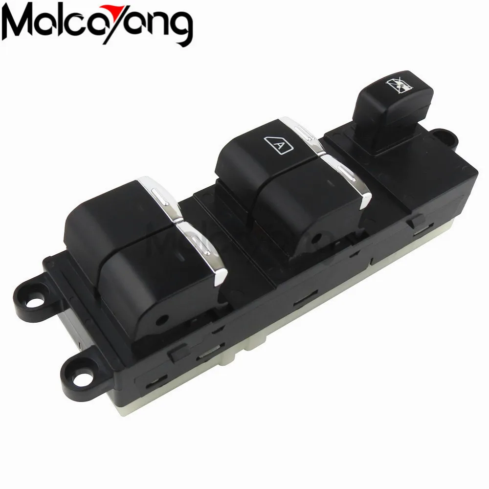 Master Electric Power Window Lifter Switch For Nissan Qashqai J10 2.0 dCi 4WD Navara D40 Vehicles Car QZ 25401-JD001 With Chrome |