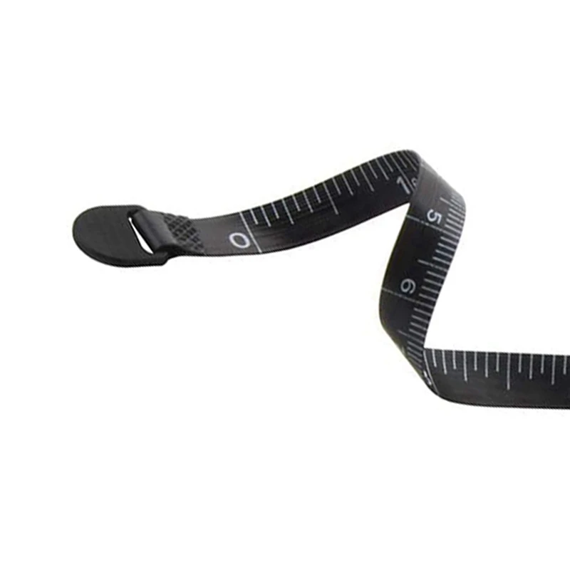 

1x Retractable Dual Sided Measure Tape 60 Inch/1.5M Black & 5Pcs Clip on Retractable Badge Reel with Belt Clip