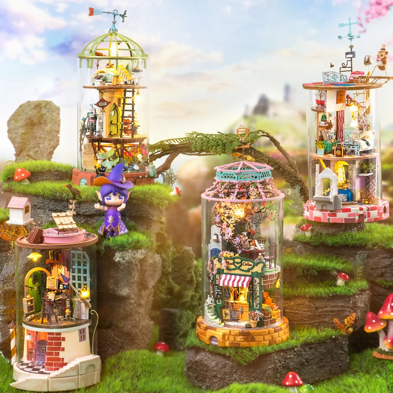 Кукольный домик сделай сам деревянный миниатюрный дом для кукол подарок на день