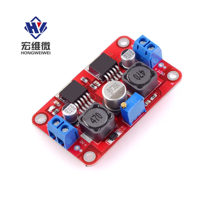 

LM2577S LM2596S Dual Chip DC-DC Adjustable Solar Buck-Boost Voltage Module High Power Vehicle Power Module Automatic Converter