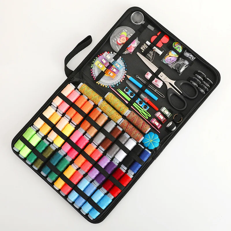 

Portable Sewing Kit Household Multifunctional Sewing Needle Case Set Punch Needle Kit for Diy and Home by Inscraft