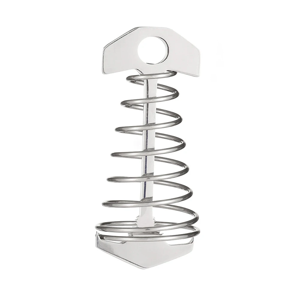 

Tent Spring Buckle Stainless Steel Fish Bone Wind Rope Buckle Floor Ground Nail Tent Fixed Hook Buckle Outdoor CampingAccessoris