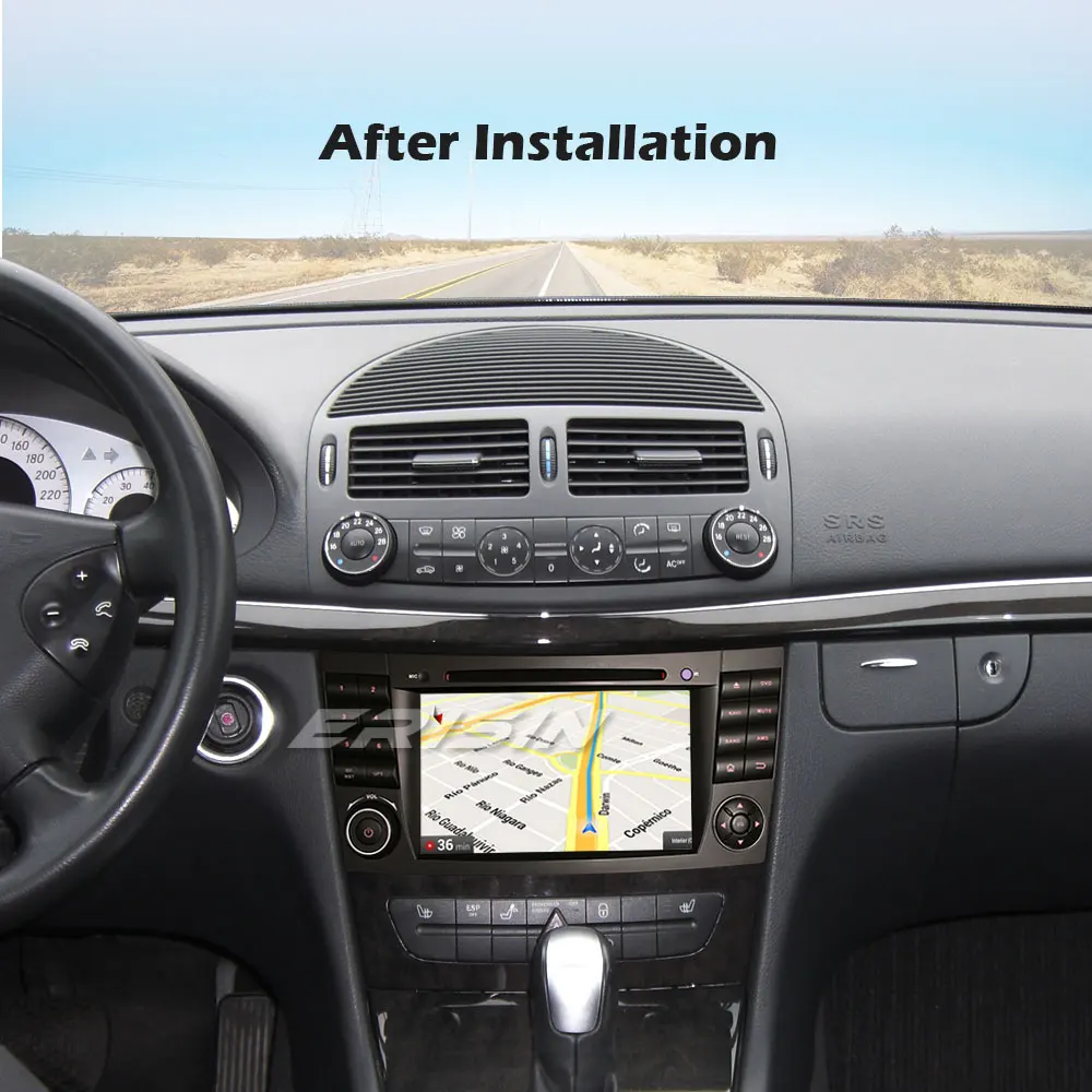 Автомагнитола 7 &quotдля Mercedes E/CLS/G Class W211 W219 DSP wifi DAB + Carplay gps Авторадио головное