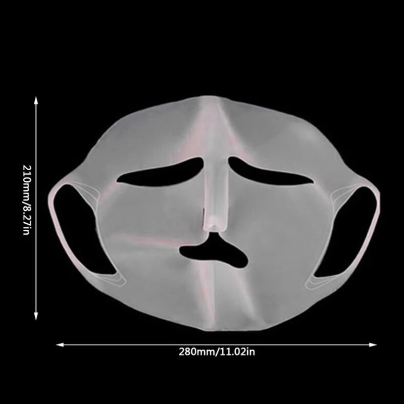 

1pcs Reusable Silicone Moisturizing Mask Facial Care Tool Prevent Evaporation Anti Wrinkle