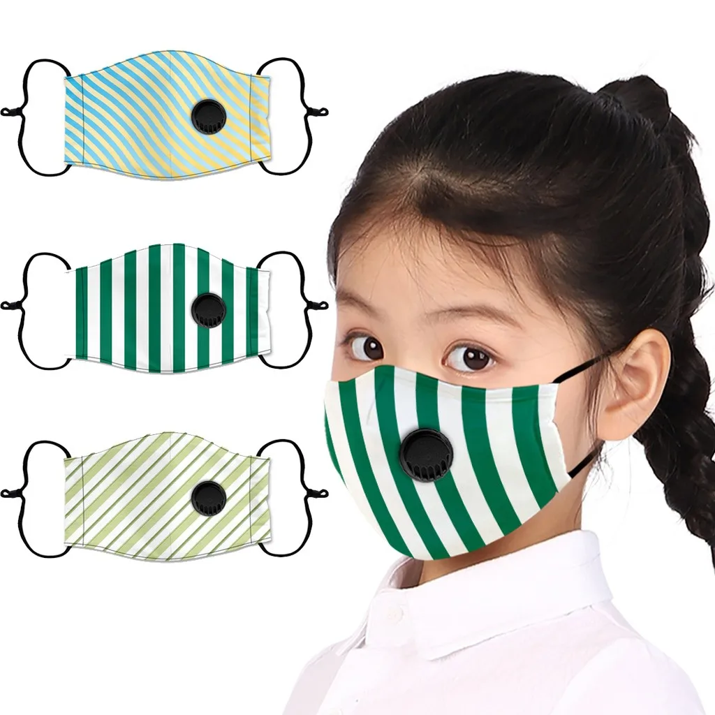 Детская модная Рождественская маска для лица с принтом Пыленепроницаемая