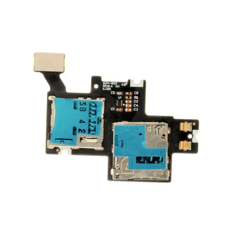 Для Samsung Galaxy Note 2 GT N7100 N7105 I317 T889 L900 I605 R950 SIM и держатель карты памяти MicroSD разъем