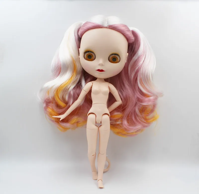 Free Shipping colorful RBL-920 DIY Blyth doll fashion hair 4 big eyes man body 1/6 BJD special price boy toy girl birthday gift | Игрушки и
