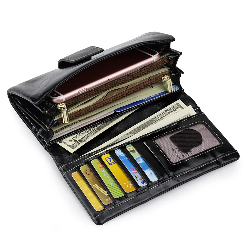 Женский Длинный кошелек роскошные брендовые дизайнерские кошельки из