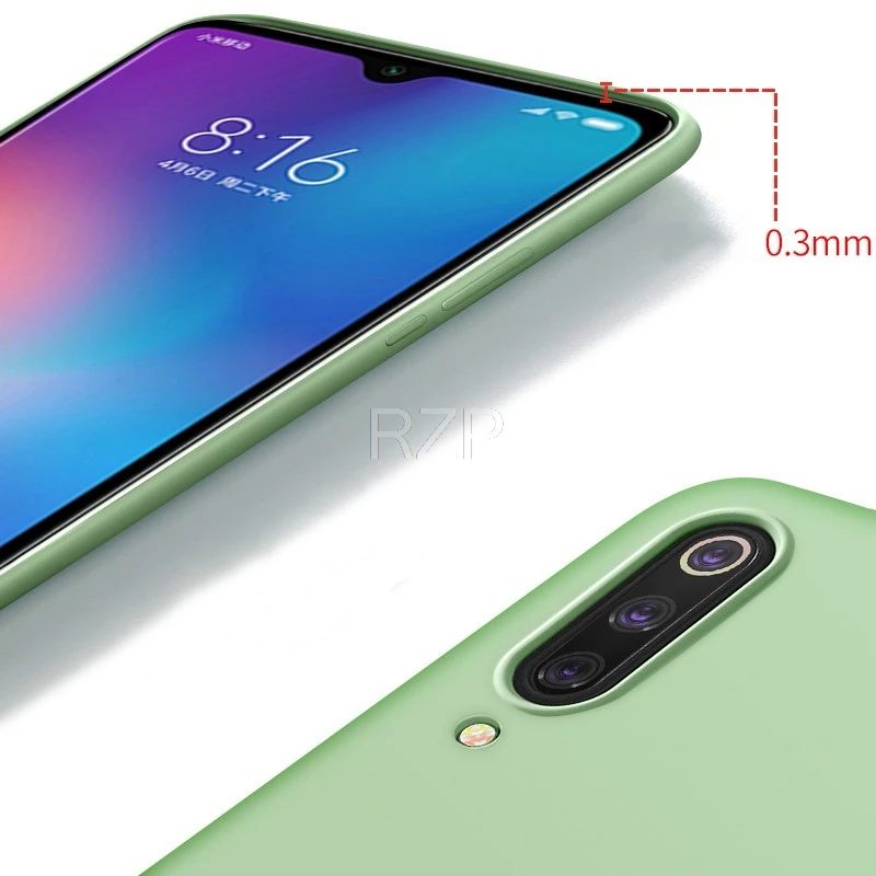 Силиконовый защитный чехол для Xiaomi Mi 8 9 10 lite CC9 Pro Mix 2s 3 Redmi Note 5 6 7 K20 K30