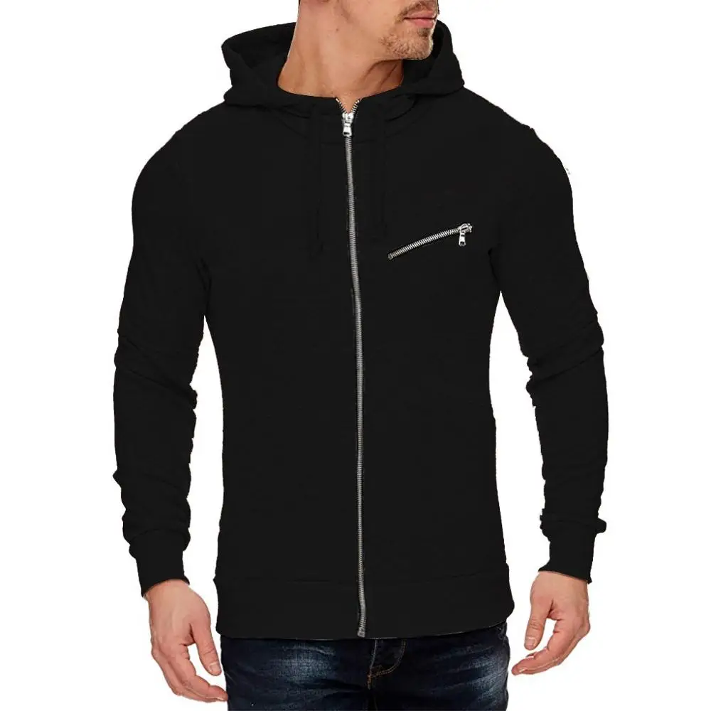 Куртка для бега спортивная одежда модная мужская зимняя толстовка на молнии с