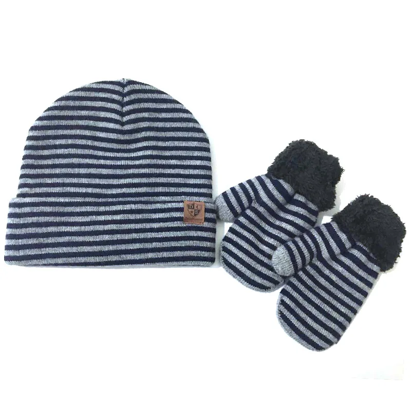 

2-8 Years old Toddler Boys Girls Beanie Hats Gloves Knitted Warm Caps for Kids Autumn Winter Girls Hats Toddler Boys Girls gorro