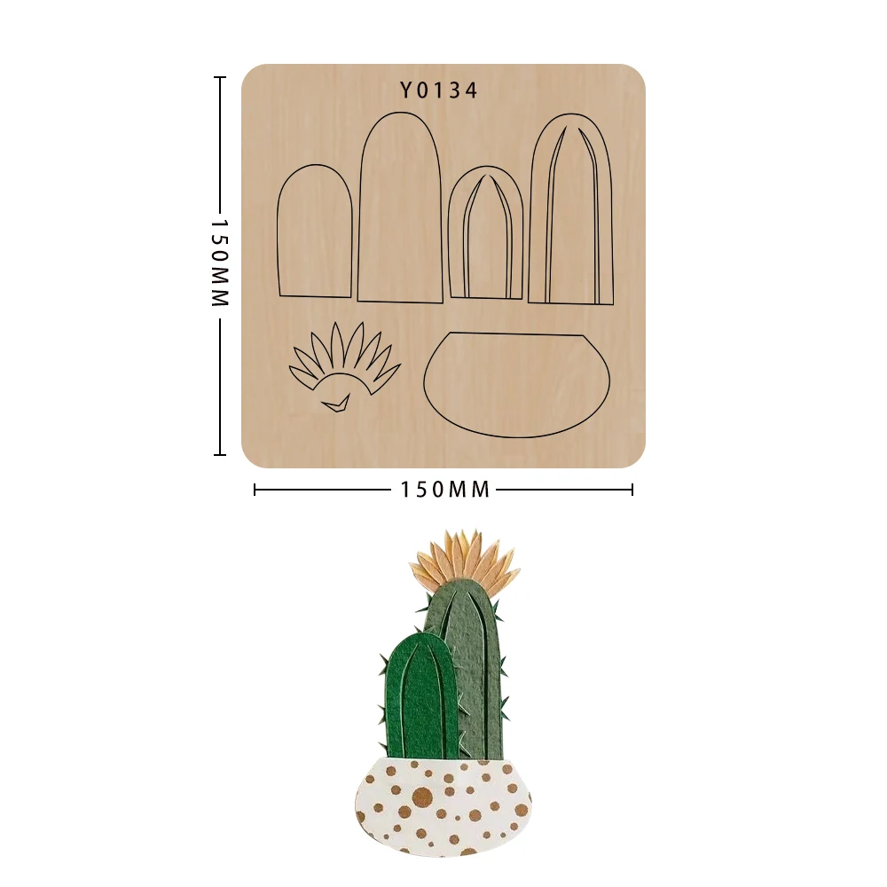 

New Design Scrapbook Cut Flower Wood Moulds Die Cut Making Decor Supplies Dies Template