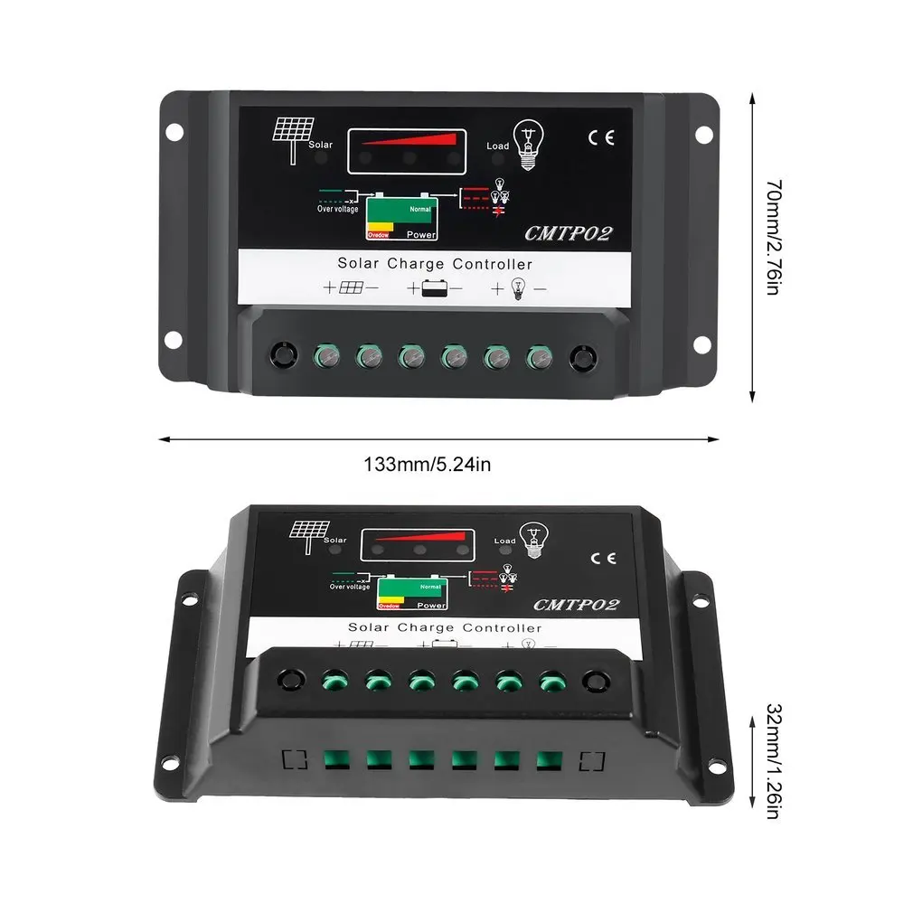

1Pc 20A Actuaully 12V / 24V Auto Distinguish Pwm Solar Street Light Panel Charge Controller Top Sale